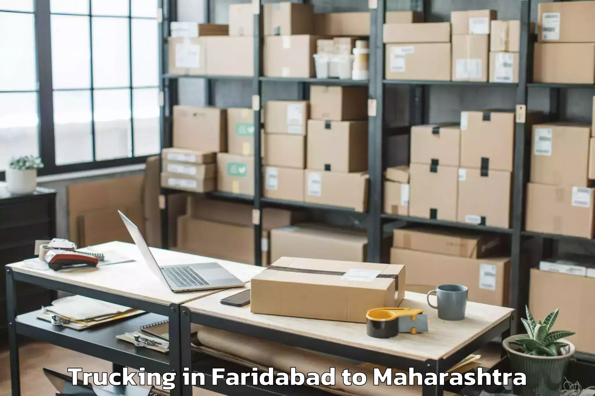 Easy Faridabad to Chandrapur Trucking Booking